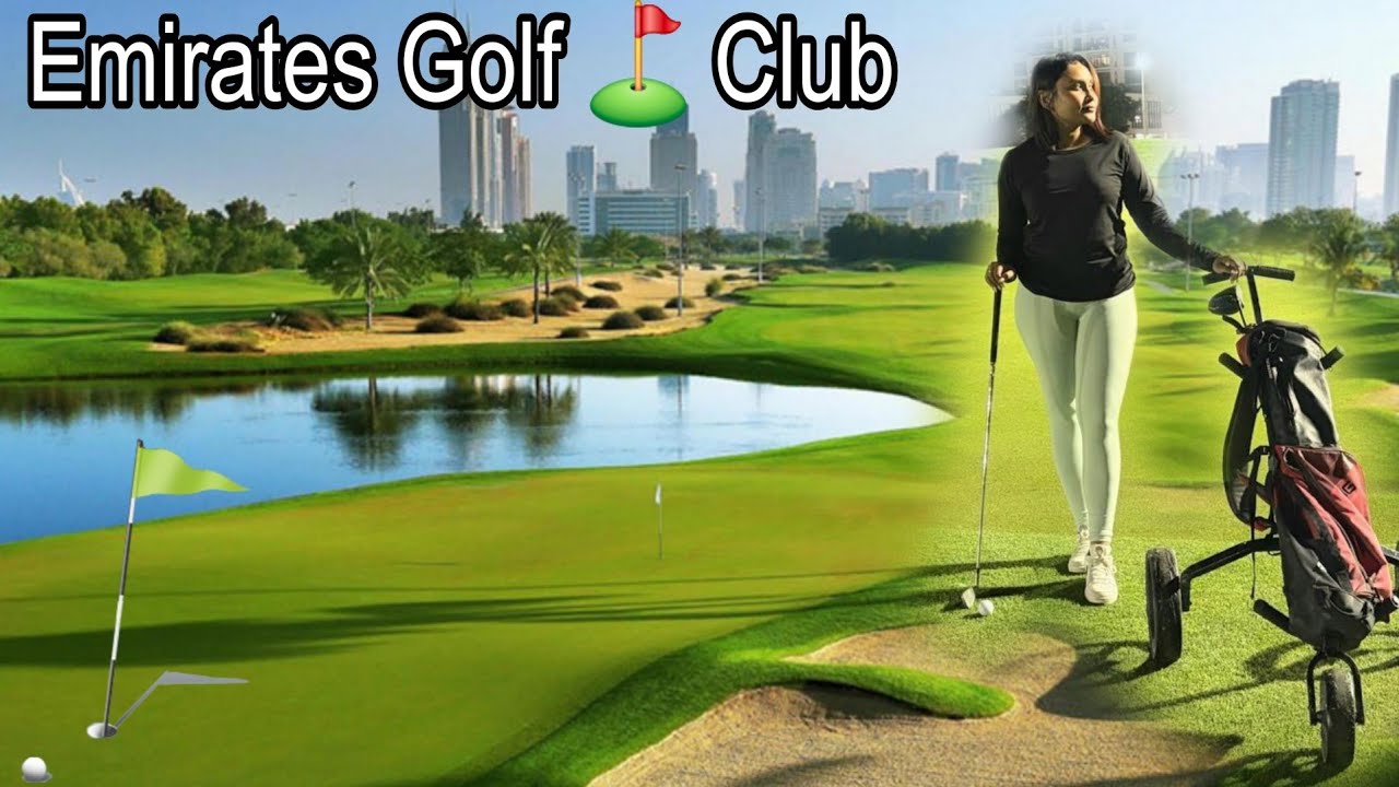 Emirates golf ⛳️ club after work 