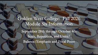GWC ONLINE-MODULE SIX INFORMATION-FALL 2026