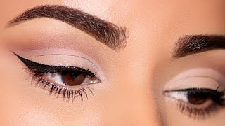 How to: BEGINNER Soft Cut Crease MAKEUP TUTORIAL Using Just 2 Eyeshadows screenshot 2