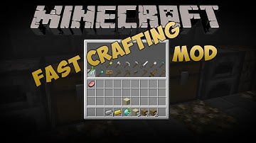 Minecraft Mods - FastCrafting Mod (Minecraft 1.2.5)