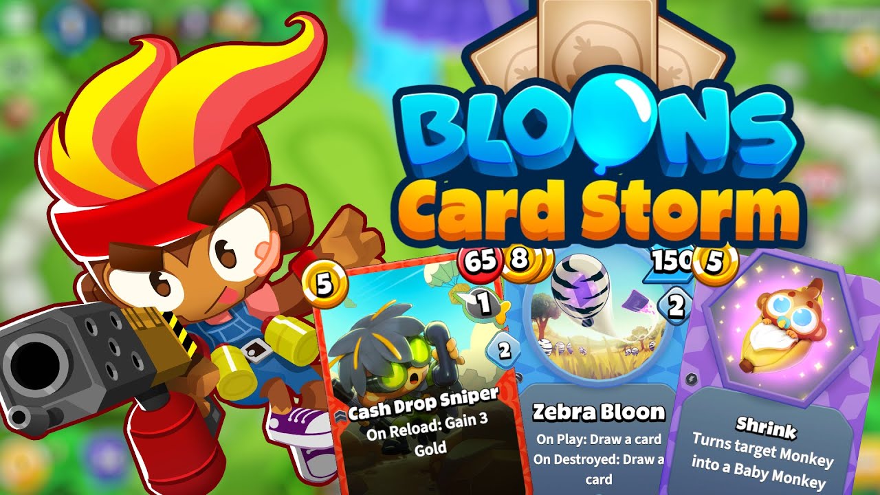 NEW Bloons Card Storm BETA - Late Game Gwen Gameplay - YouTube