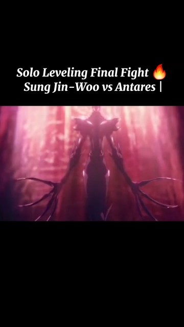 solo leveling, finalfight, sungJin woo, anime battle,#attitude#SoloLeveling #SungJinWoo#FinalFight