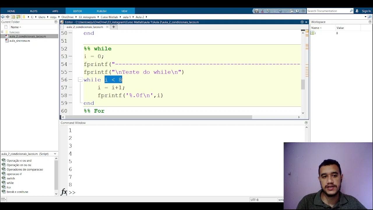 15 Comando While(Curso de Matlab). - YouTube