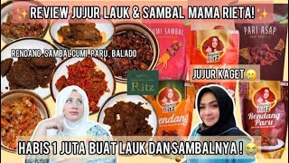 Tasyi Review Jujur Lauk  Sambal Mama Rieta Habis 1 Juta Buat Lauk Dan Sambalnya