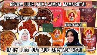 TASYI REVIEW JUJUR LAUK & SAMBAL MAMA RIETA, HABIS 1 JUTA BUAT LAUK DAN SAMBALNYA!!