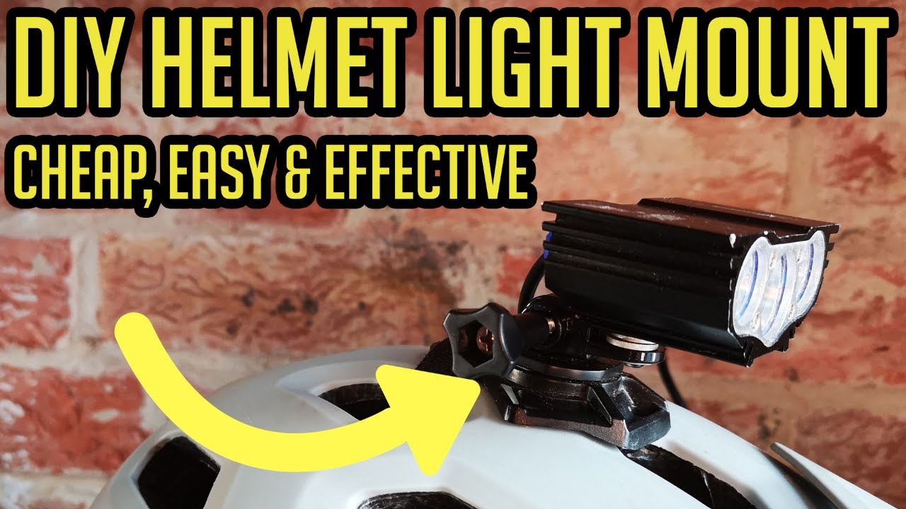 Midler Disco loop DIY GoPro Light Helmet Mount - Perfect For MTB Trail Riding - YouTube