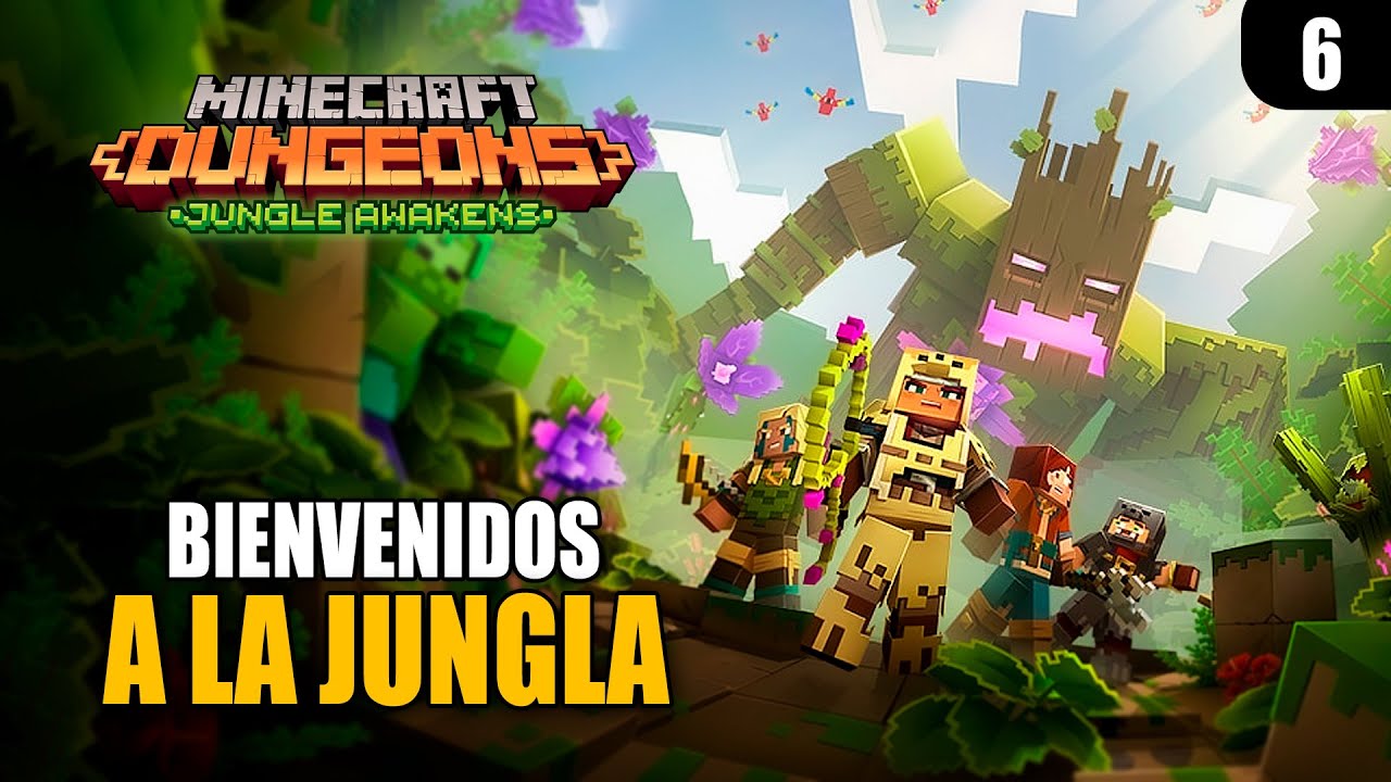 🗡️MINECRAFT DUNGEONS | DLC de la JUNGLA | Gameplay en Español - Cap 6