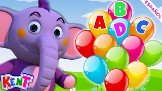 Canciones Infantiles | Aprender ABC Con Globos | Learn ABC In Spanish | Kent el Elefante