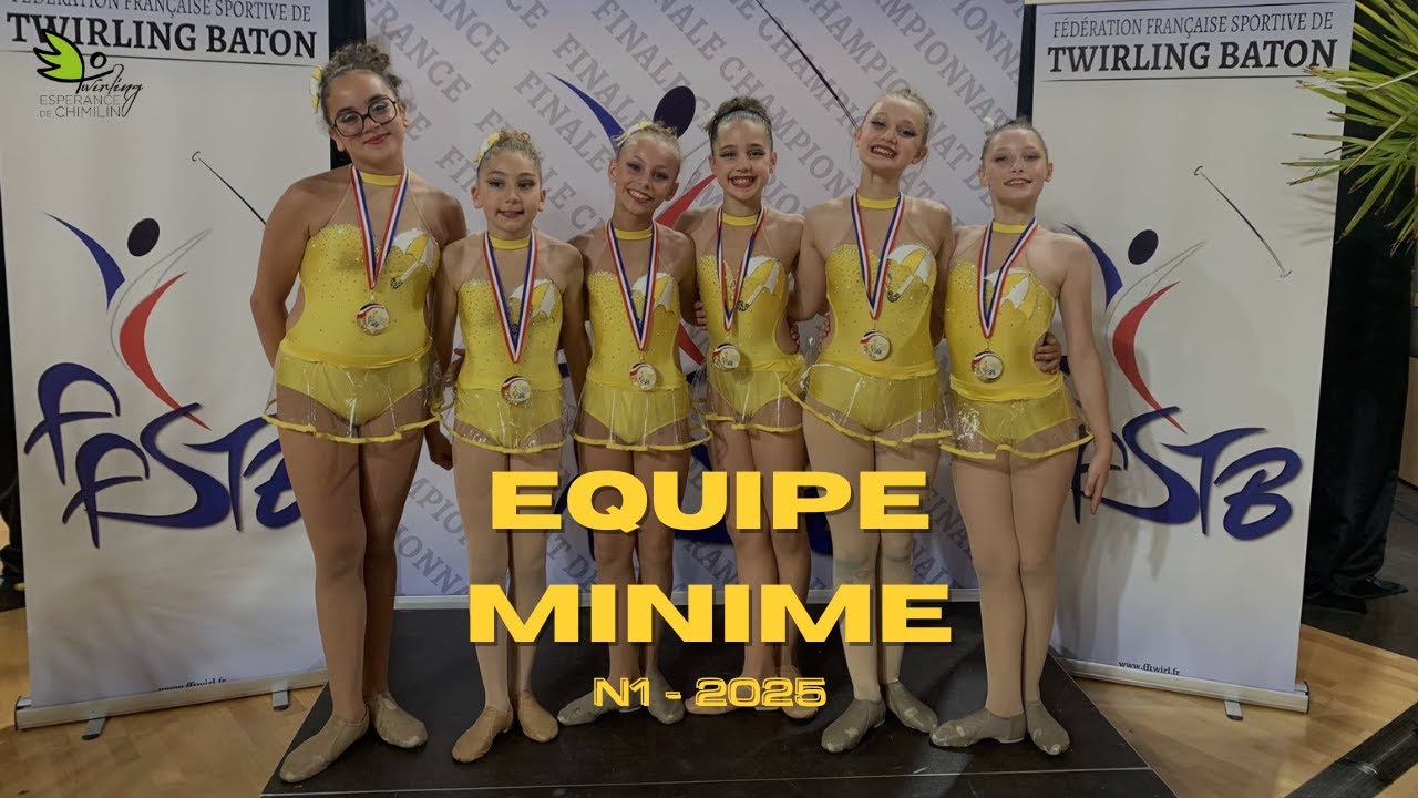 Equipe minime N1 2025 - Championne de France
