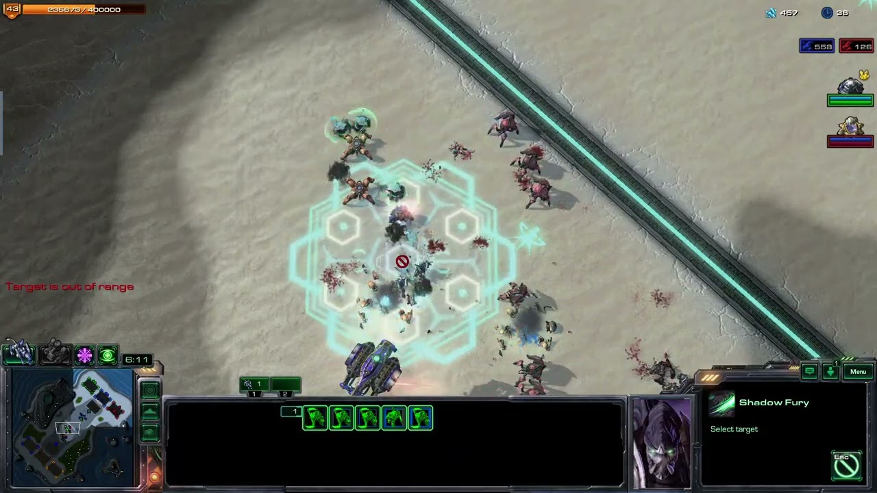 Starcraft 2 Direct Strike Commanders - MASS DARK TEMPLAR!!