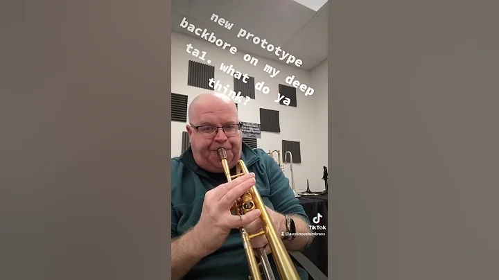 Working on a gen 3 prototype ta1. this piece was modeled after my hero Clark Terry's trumpet piece!