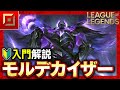 【やさしいLoL解説】初めてのTOPキャラにおすすめ!モルデカイザーの使い方入門講座【League of Legends】