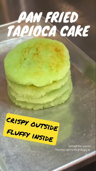 [Shorts] Pan Fried Tapioca Cake. Have you tried this traditional snack? #sgfoodie #food #snack #sg