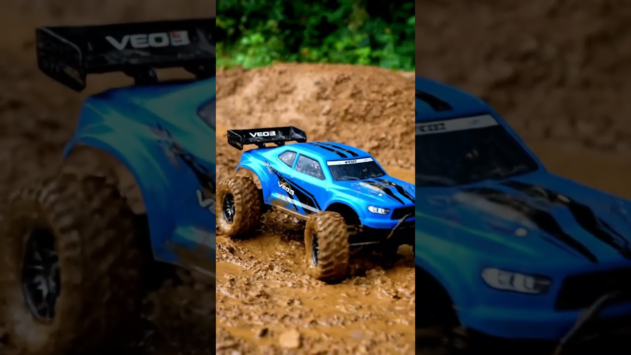 VEO3 RC Car Mud Madness! Wheels Spinning & Mud Flying! 🚗💨 