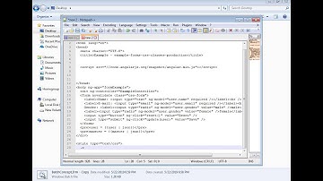 Angularjs Tutorial 11.2 CSS class form (Session 11 Form)