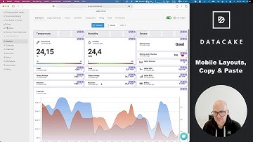 Introducing Mobile Layouts for Datacake IoT Platform and Copy and Paste for Dashboards