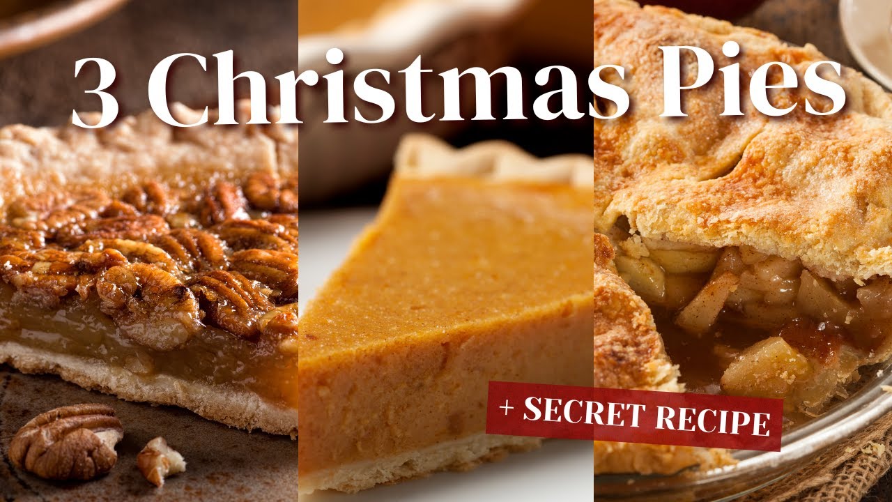 🎄 3 Easy VEGAN Christmas Pies in the Slow Cooker (+ BONUS SECRET RECIPE)
