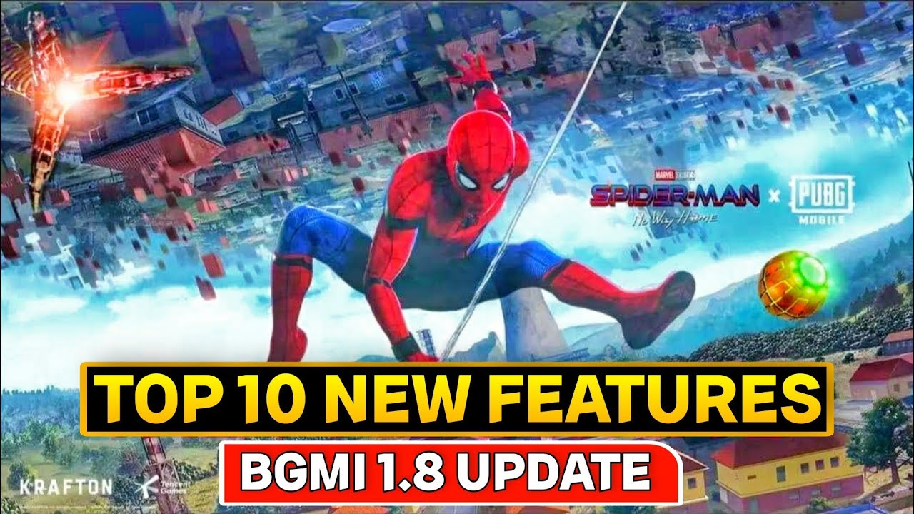 Top 10 Features Of Update 1.8 Pubg Mobile | BGMI New 1.8 Update
