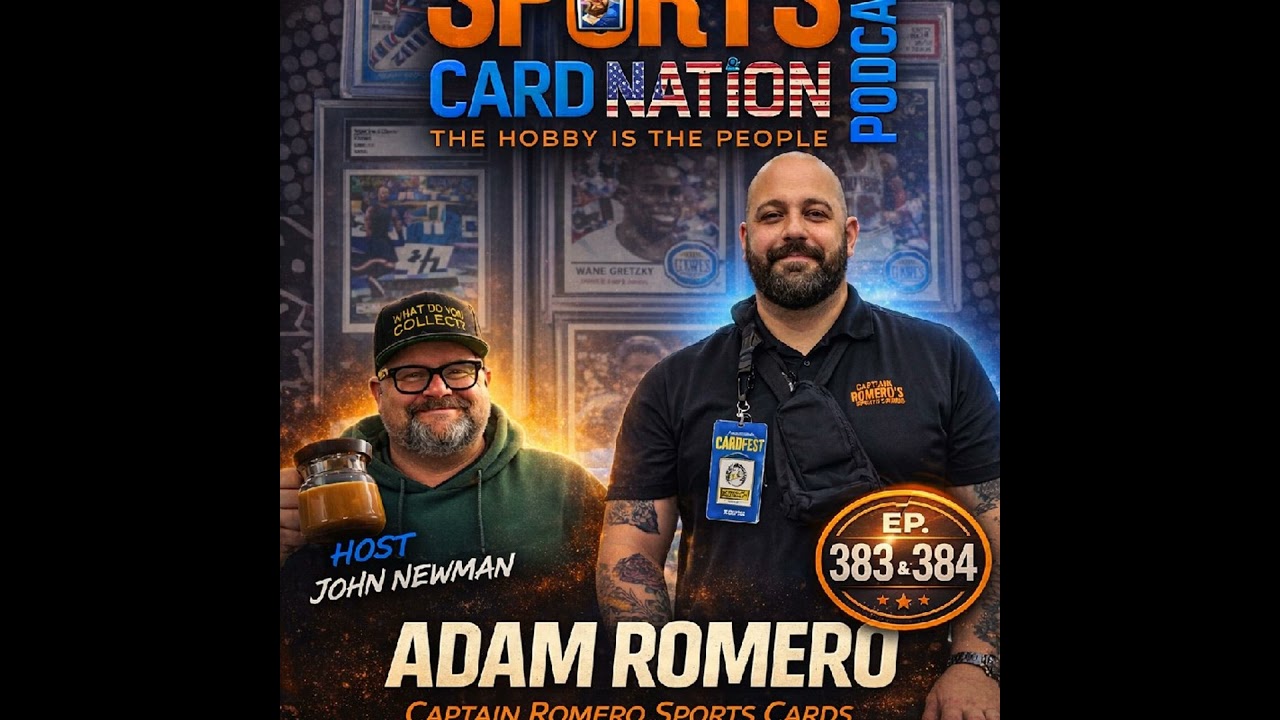 Adam Romero/Captain Romero Sports Cards "Going Full-Time" E383 Adam Romero/Captain Romero Sports Cards "Going Full-Time" E383