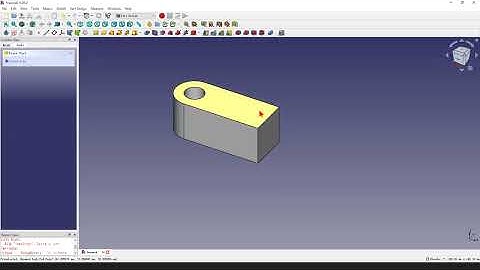 FreeCAD Tutorial:Basic model exercise 01