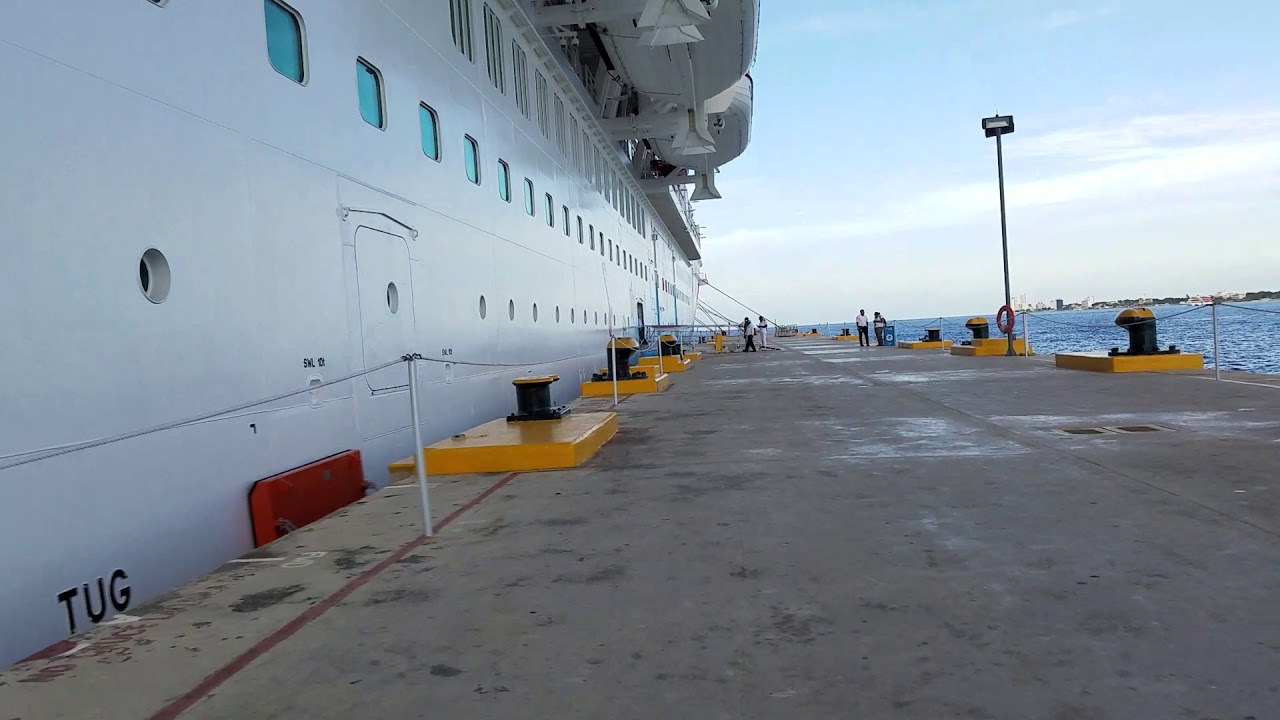 Cozumel Cruise Ship Pier Runners POV YouTube