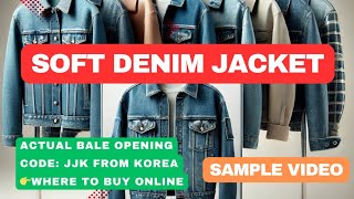 SOFT DENIM JACKET /ACTUAL BALE OPENING/CODE: JJK KOREAN BALE/REVIEW   #tutorial #onlinebusiness screenshot 2