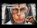 HANUMAN ji drawing HYPERREALISM Part-2 ✨30 hours work #hanuman #art #drawing #painting #ytvideo