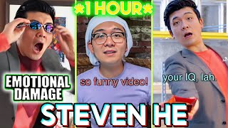 *1 HOUR* Steven He Emotional Damage Tiktok Funny Videos - Best tik tok of @StevenHe  2024