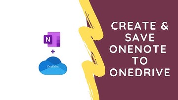 Create and Save OneNote Notebook to OneDrive