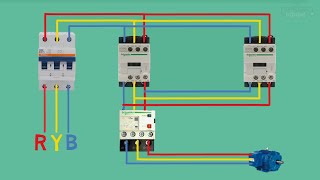 reverse forward dol starter power wiring