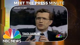 Mtp Minute Nfl Commissioner Discusses Players Safety In 1993