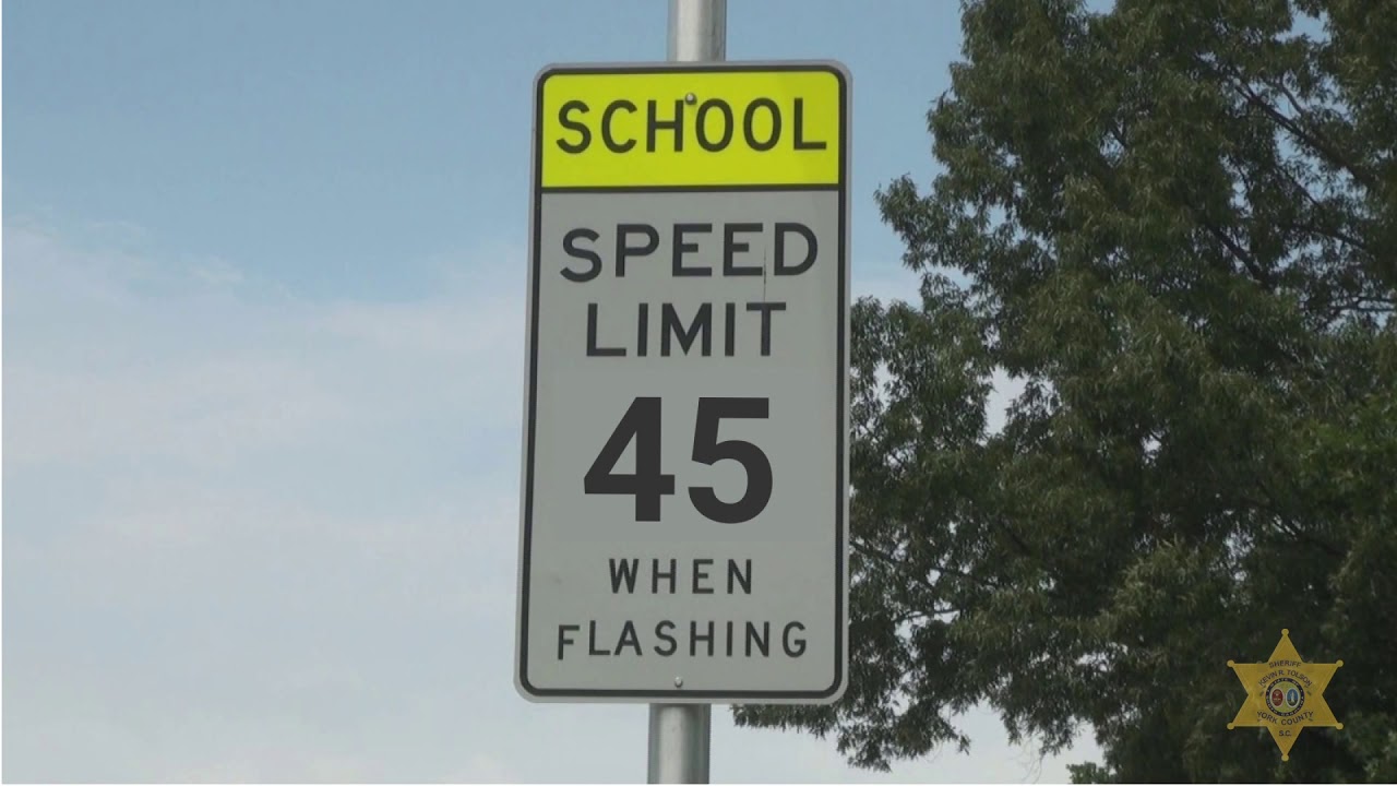 YCSO Rules of the Road: School Speed Zones