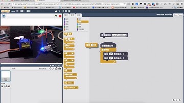 ScratchX : WF8266R Blocks - GPIO