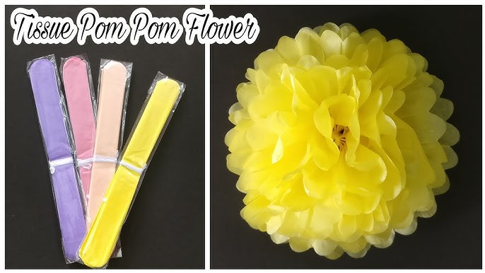 Tissue Paper Flowers Paper Pom Poms Party Decorations - Temu