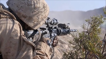 Marines Company Attack on Range 410A