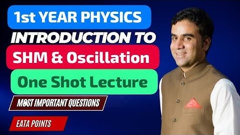 Sir Izhar Physics || SHM & Oscillation | One Shot Lecture Complete | Chapter 7  #mdcat #physics