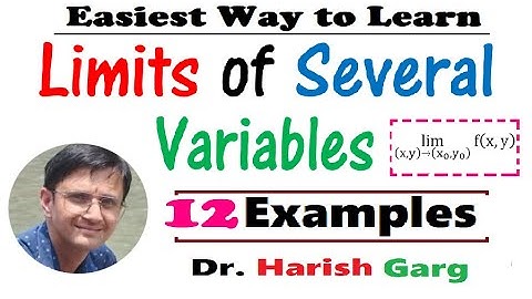 Limits of Several Variables |Two Path Test for Non-existence of limits