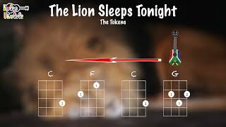 The Lion Sleeps Tonight by The Tokens - Ukulele play along (C, F, G)