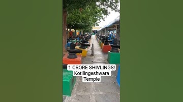 Kotilingeshwara Temple – 1 Crore Shivlings in One Place! 🙏 #Shorts