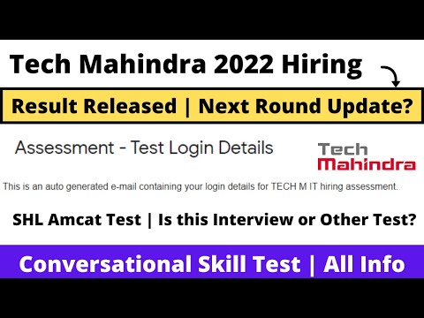 Tech Mahindra 2022 Hiring Coding Test Released | Next SHL Amcat Test | Complete Info | Check Mail