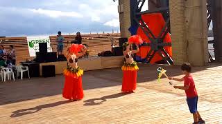 Video thumbnail of "E Vahine Maohi E at Green Village ♥ Maohi tribe ♥ Tahitian dance in Russia"