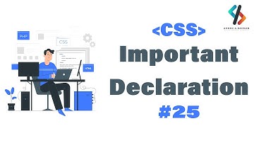 CSS Arabic Tutorial - 25 Important Declaration