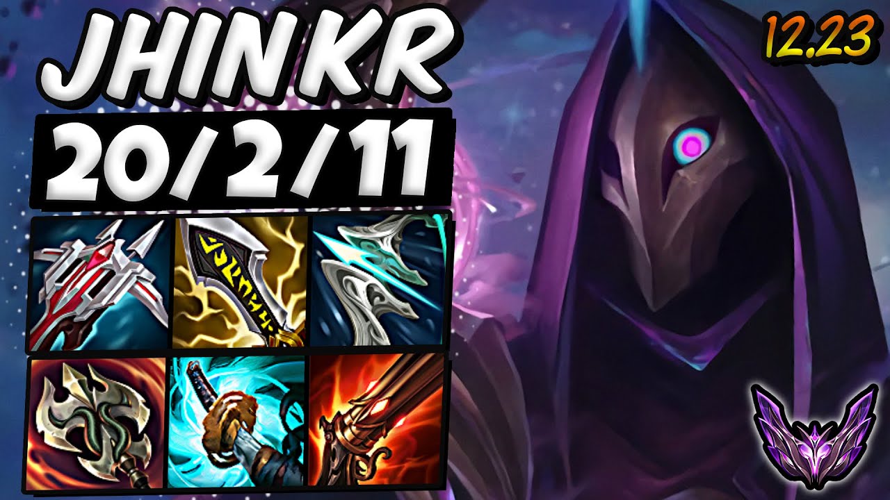 Jhin ADC vs Kaisa / Korea Master / Patch 12.23 / Season 12 [ 20 / 2 / 11 ] 💥