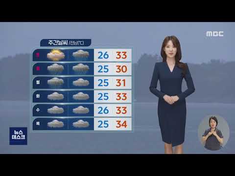 [AI날씨] 07/28(목) 여수MBC AI 기상캐스터 임혜정 / 광주전남 날씨정보 (AI 일기예보)