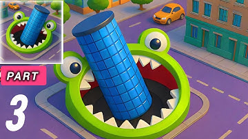 Hole.io Gameplay Walkthrough Part 3 | Ultimate Black Hole Mobile Game (iOS & Android)