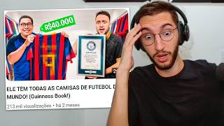 ELE TEM TODAS AS CAMISAS DE FUTEBOL DO MUNDO! (Guinness Book!)