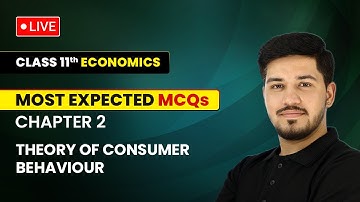 Theory of Consumer Behaviour - Most Expected MCQs | Class 11 Economics Chapter 2 | LIVE