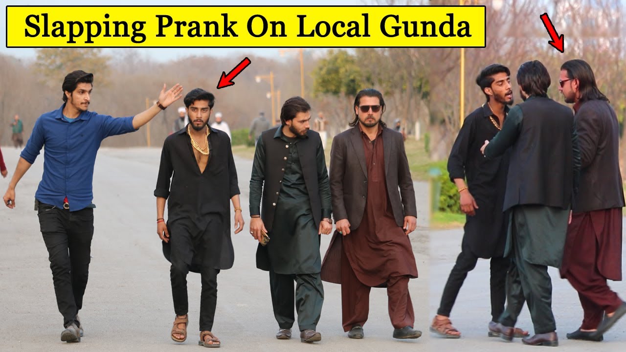 Slapping  Prank On Local Gunda | Best Reaction Prank | Mind Benders