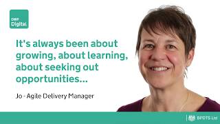 Agile Delivery Manager Jo - It's always been about growing, about learning...