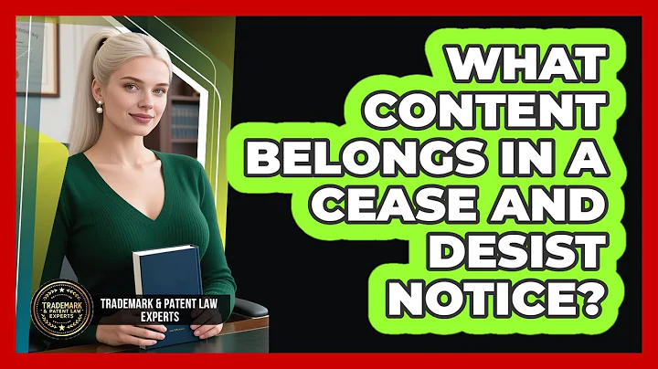 What Content Belongs In A Cease And Desist Notice?